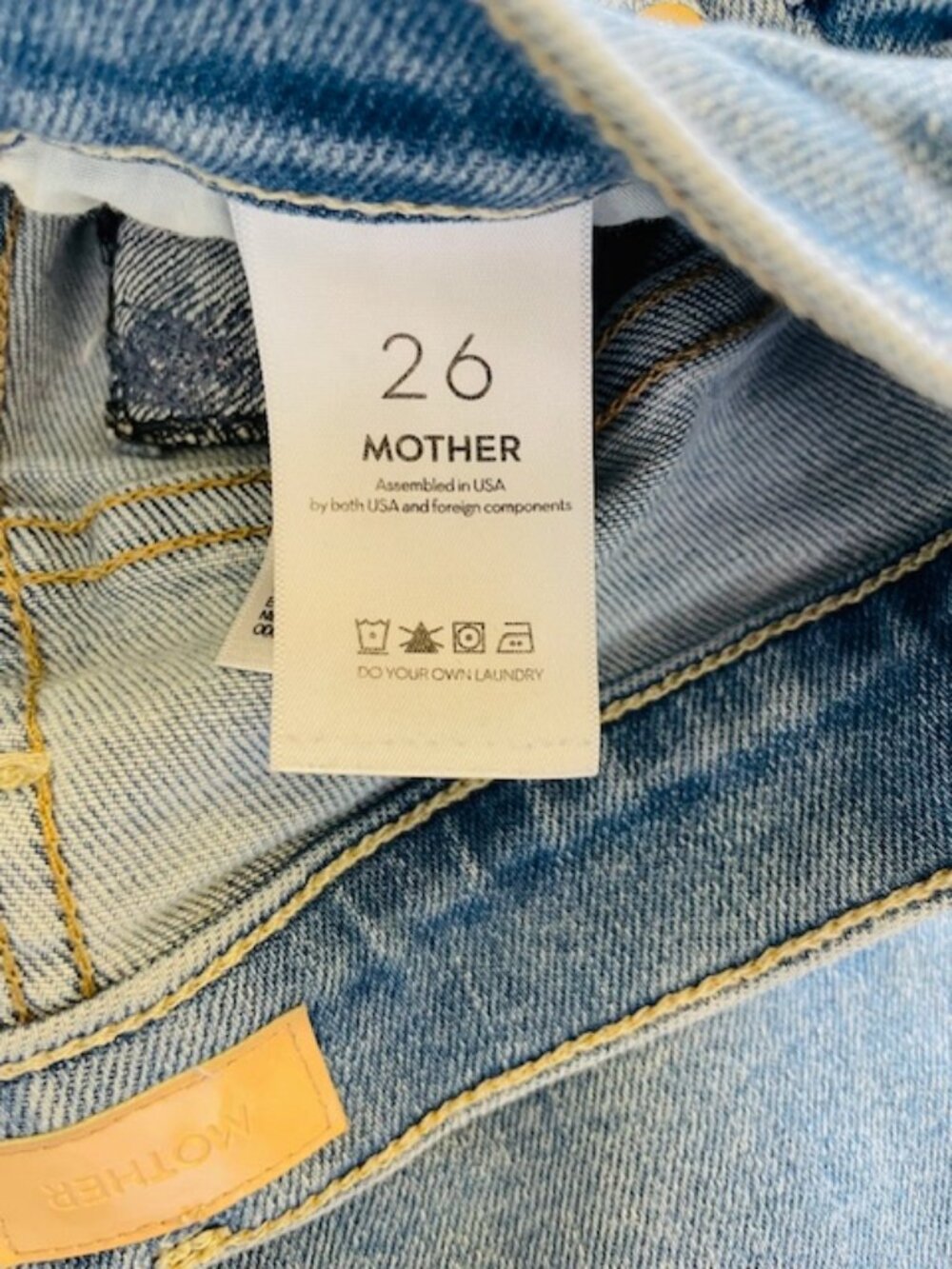 Mother The Insider Crop Step Fray Monkey In The Middle Comfort Stretch Mid Rise - Picture 9 of 12